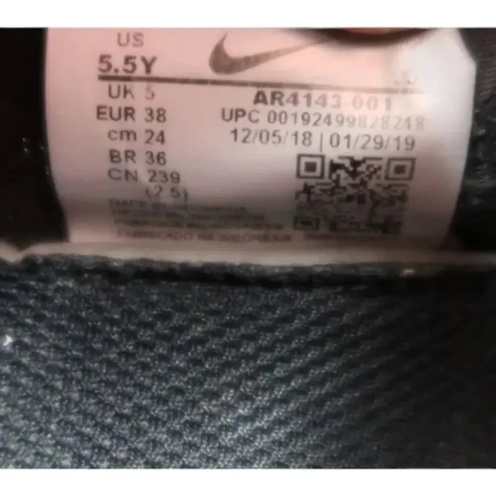 Nike Shoes Kids 5.5Y Sneakers Free RN 5.0 Athletic Trainers Active Running Black